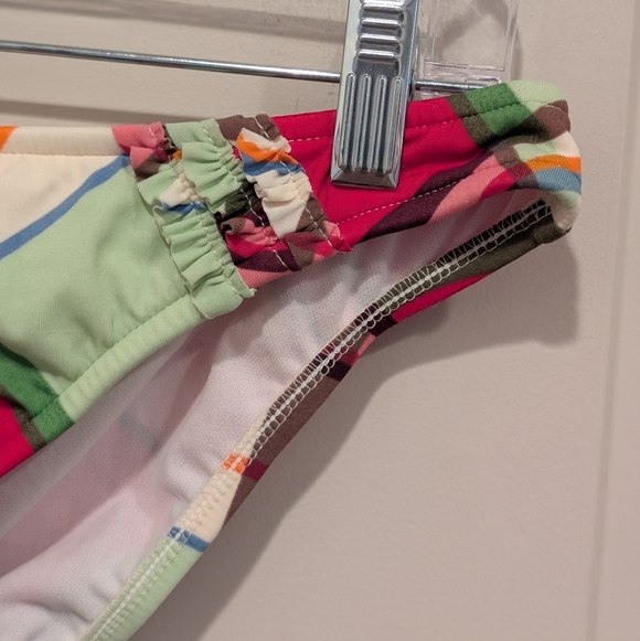 Roxy Colorful Plaid Bikini Bottom Size Medium - Picture 4 of 6